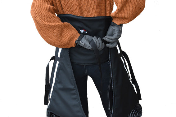 Winterchaps 3/4 lang mit Nierenwärmer "Waldstrampler