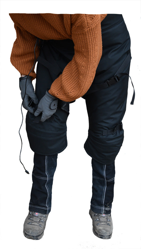 Winterchaps 3/4 lang mit Nierenwärmer "Waldstrampler