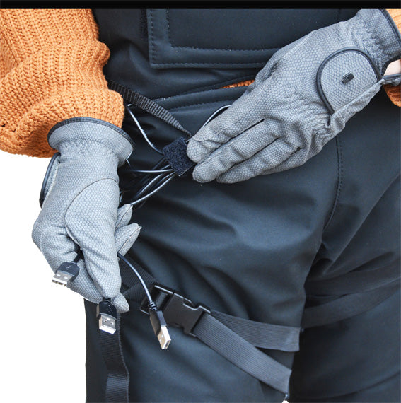 Winterchaps 3/4 lang mit Nierenwärmer "Waldstrampler