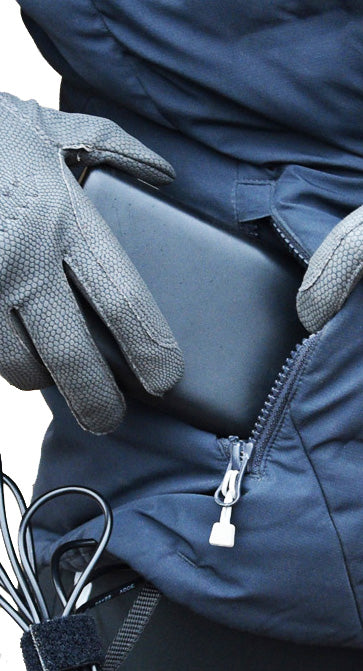 Winterchaps 3/4 lang mit Nierenwärmer "Waldstrampler