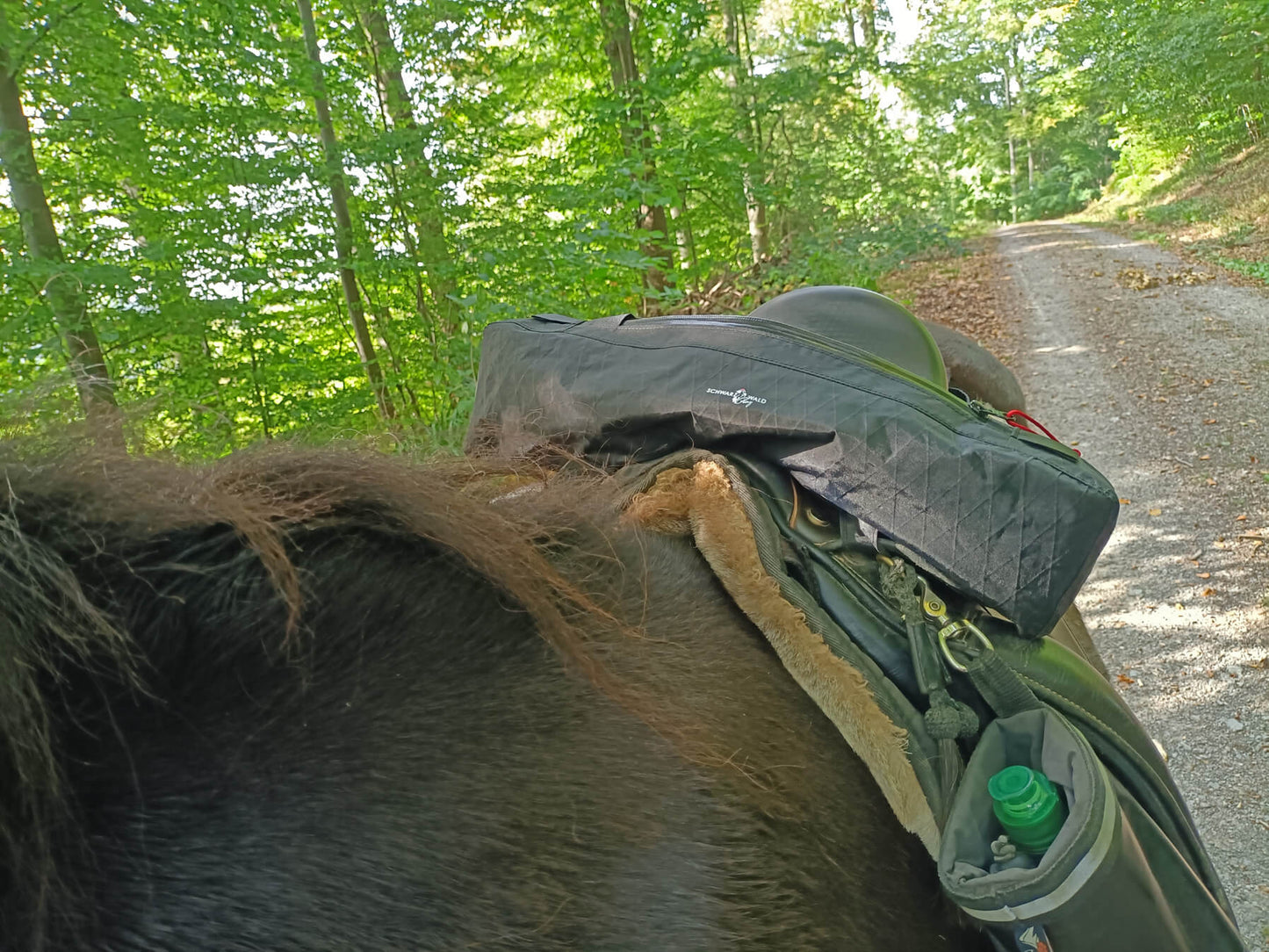 Satteltasche " Huckepack vorne oben "