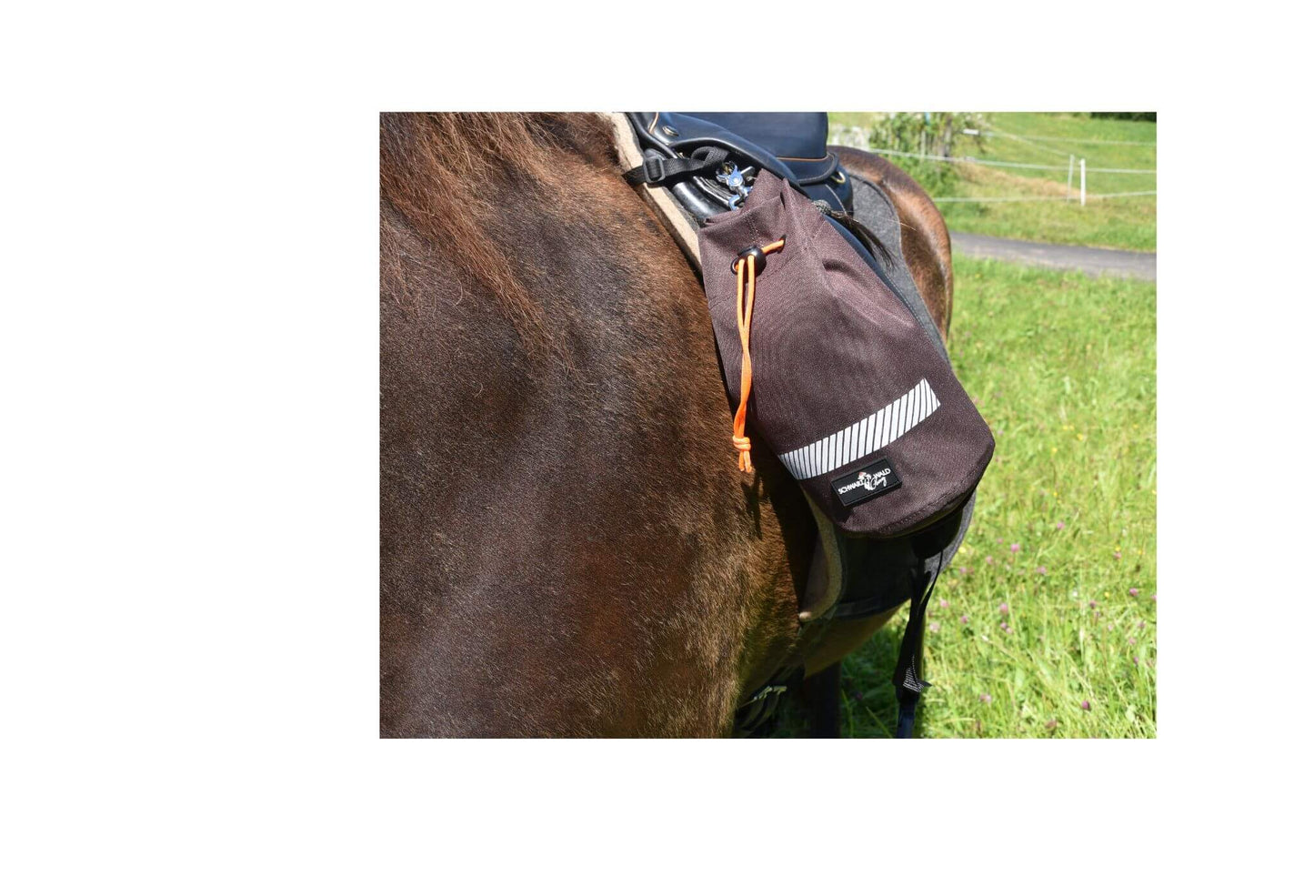 Huckepack Satteltasche englisch "Säggle" braun