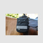 Huckepack " Sattelhorntaschen groß" braun und schwarz