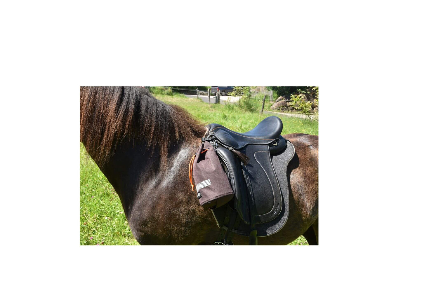 Huckepack Satteltasche englisch "Säggle" braun