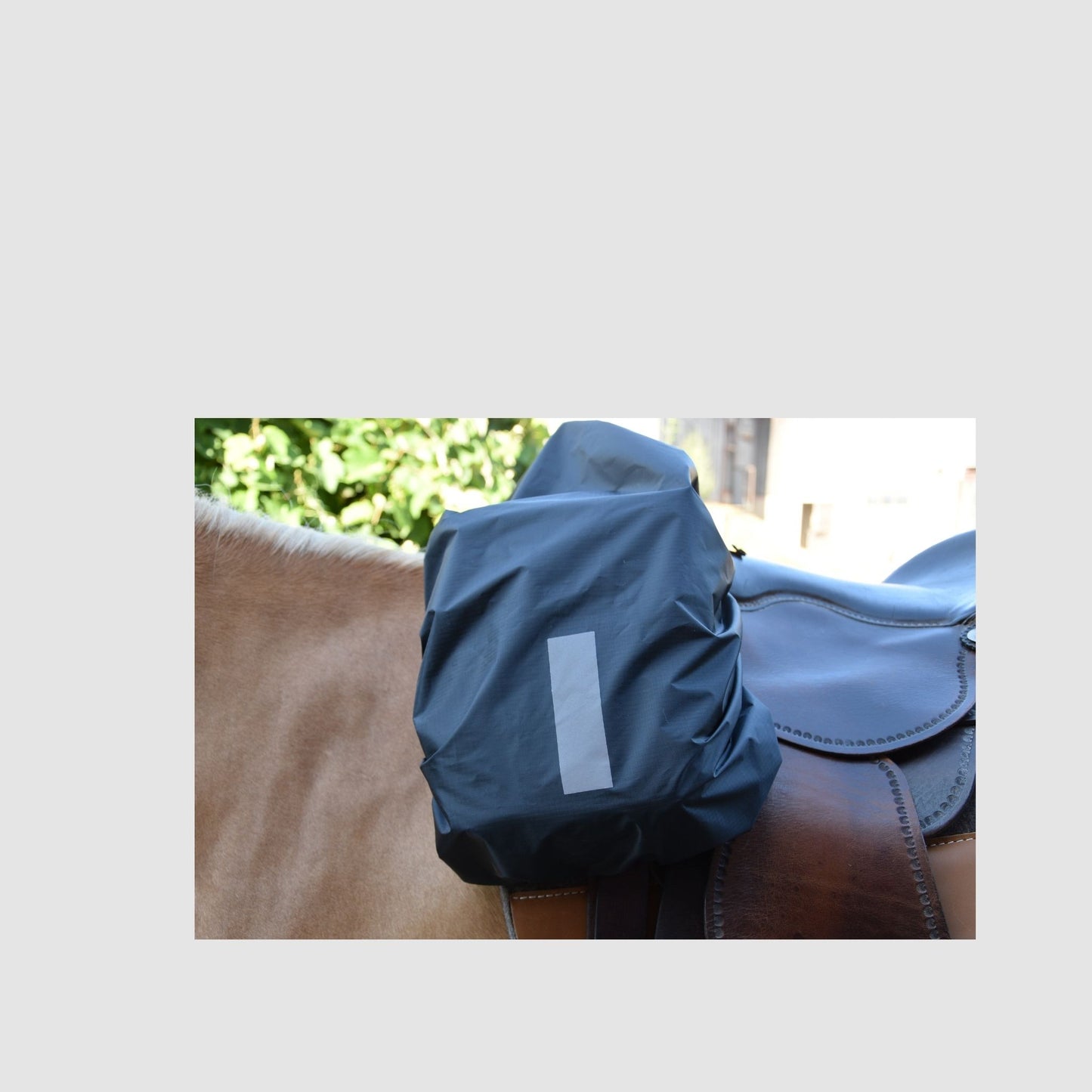Huckepack " Sattelhorntaschen groß" braun und schwarz