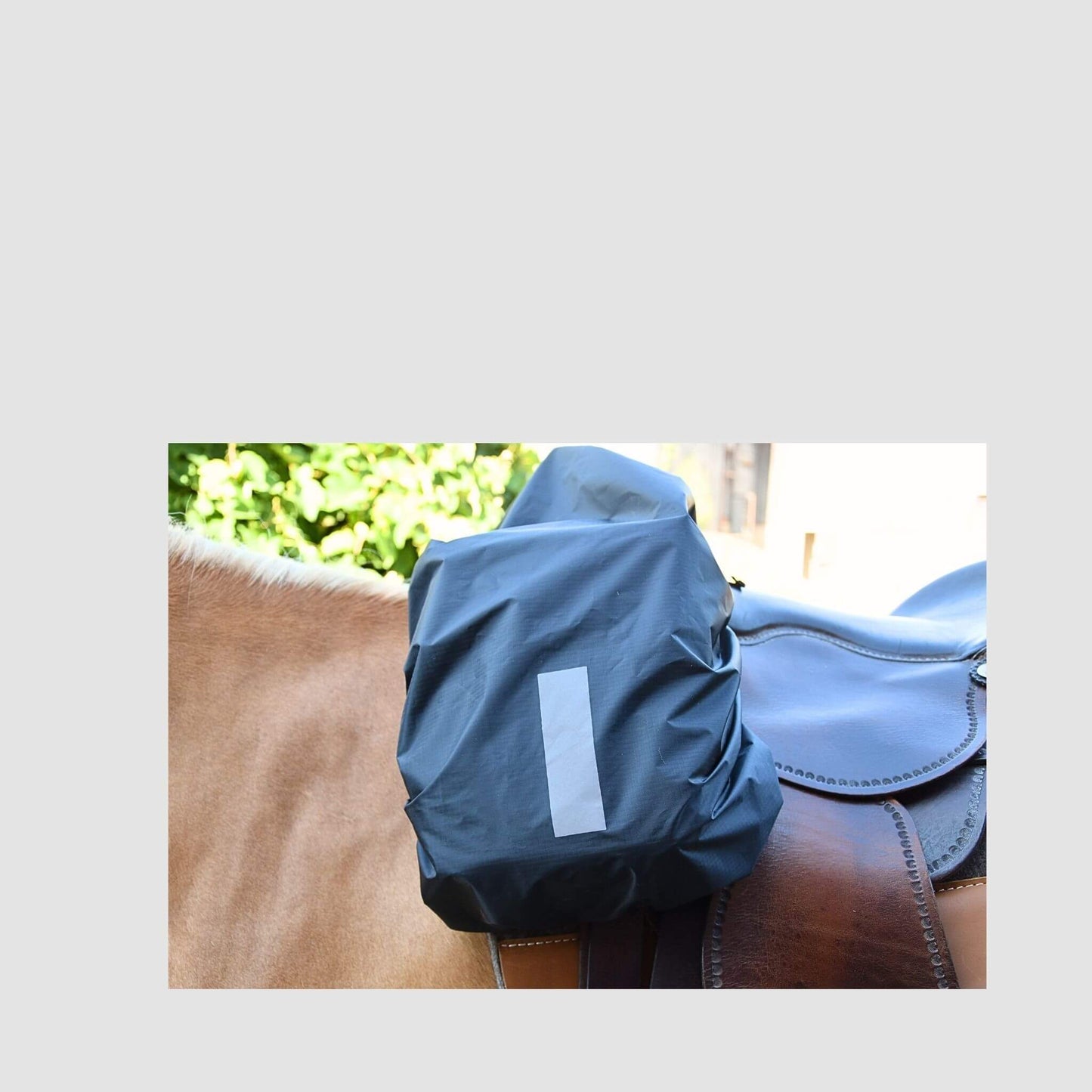 Huckepack " Sattelhorntaschen klein " braun und schwarz
