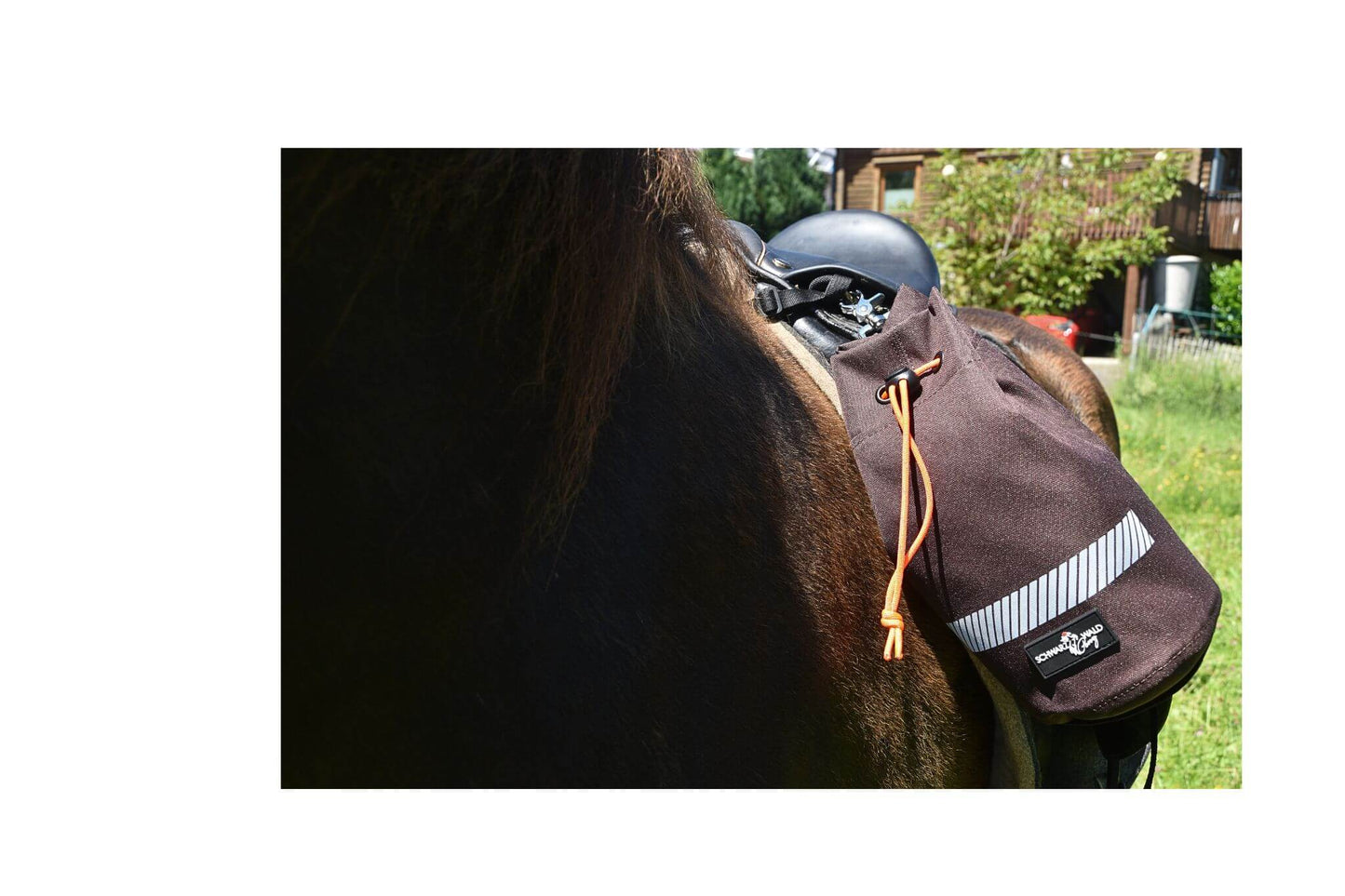 Huckepack Satteltasche englisch "Säggle" braun