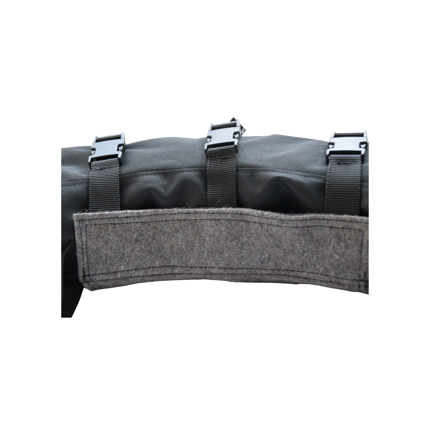 Huckepack "Bananentasche "Englisch und Westernsattel braun und schwarz