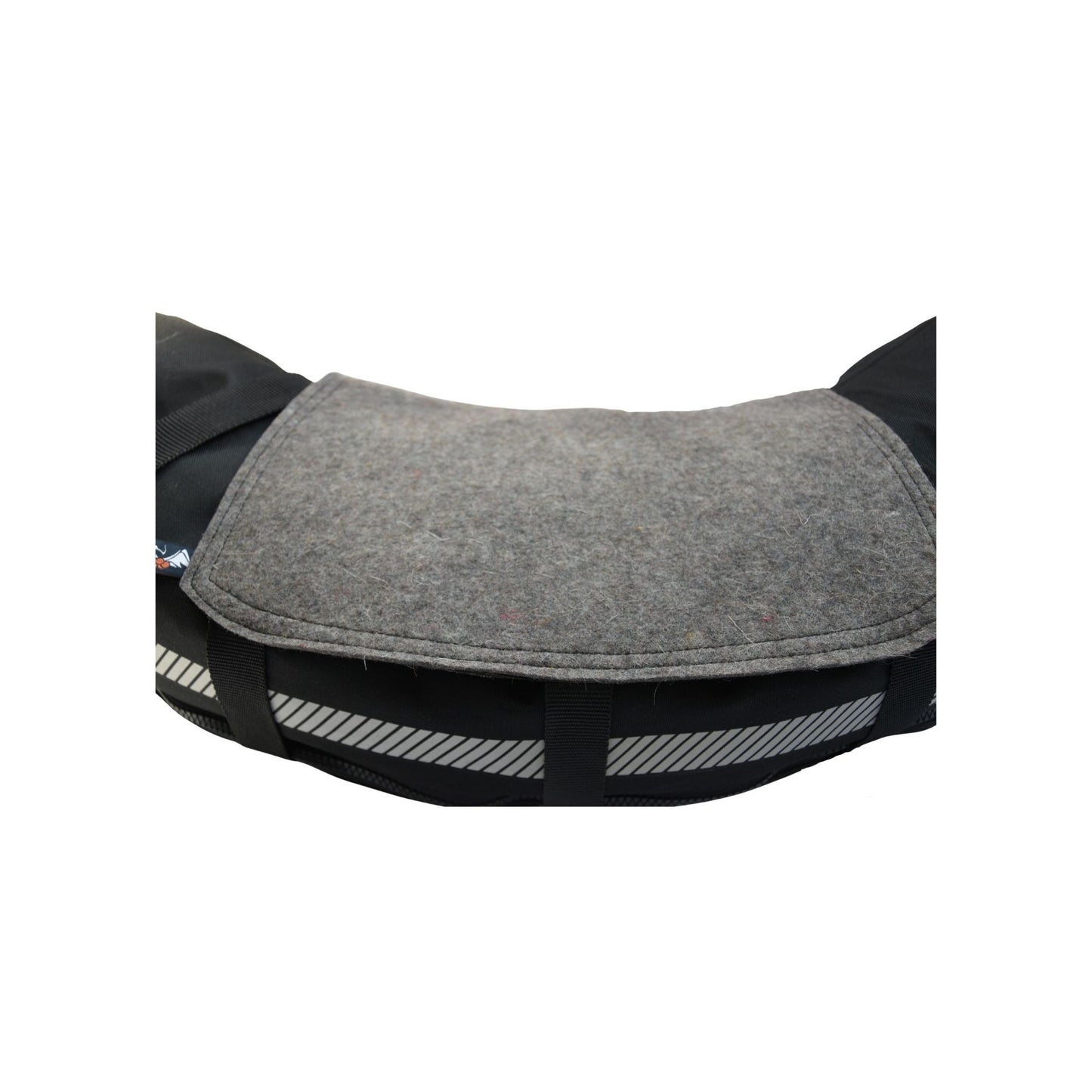 Huckepack "Bananentasche "Englisch und Westernsattel braun und schwarz
