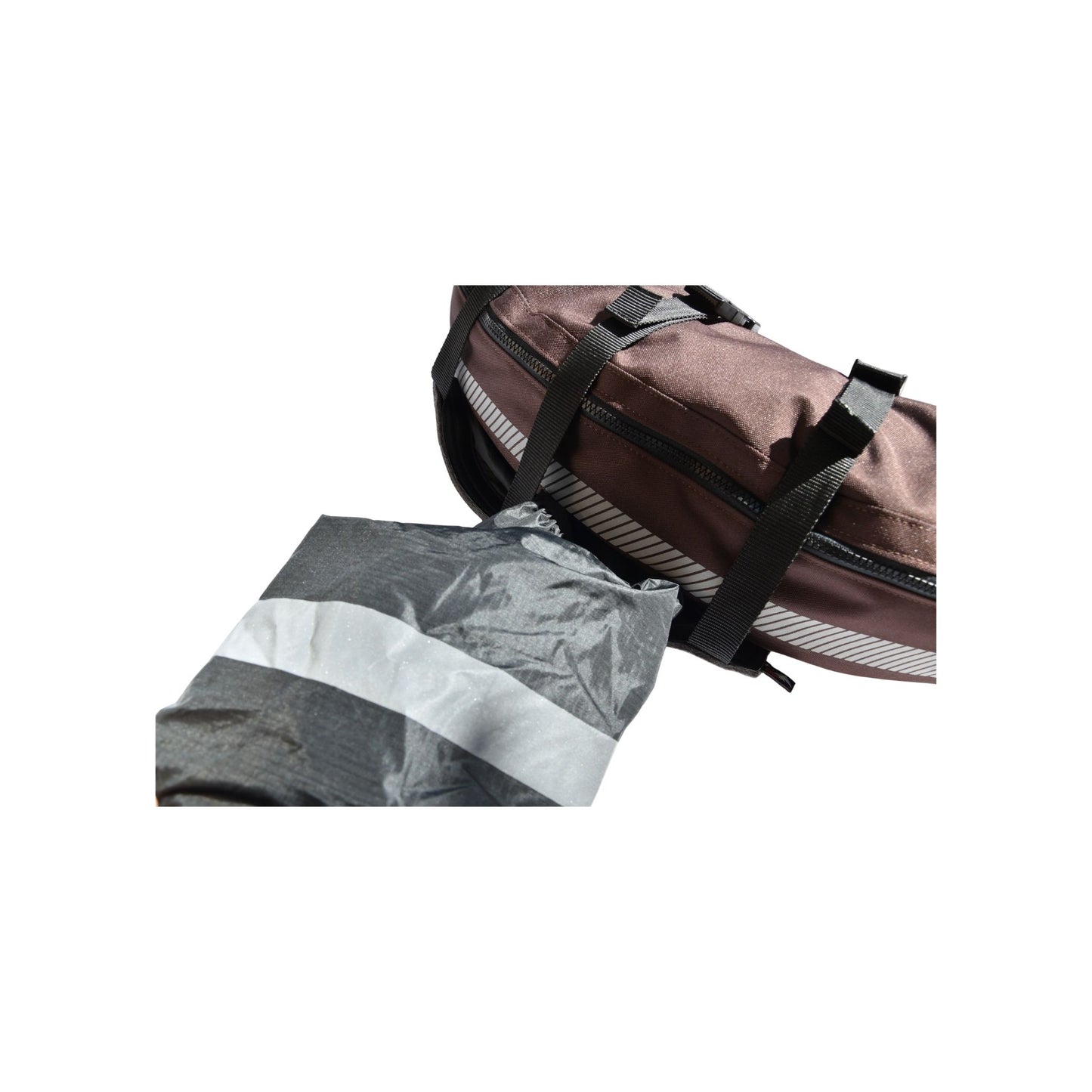Huckepack "Bananentasche "Englisch und Westernsattel braun und schwarz