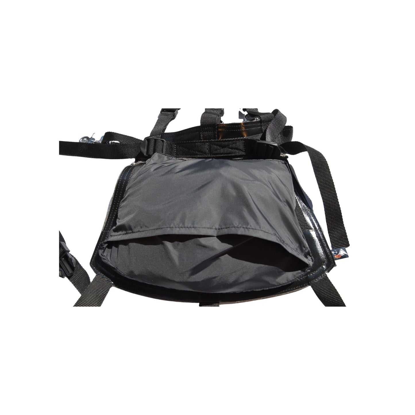 Huckepack "Bananentasche "Englisch und Westernsattel braun und schwarz