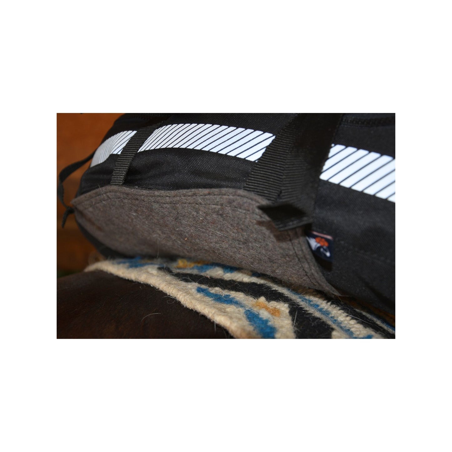 Huckepack "Bananentasche "Englisch und Westernsattel braun und schwarz