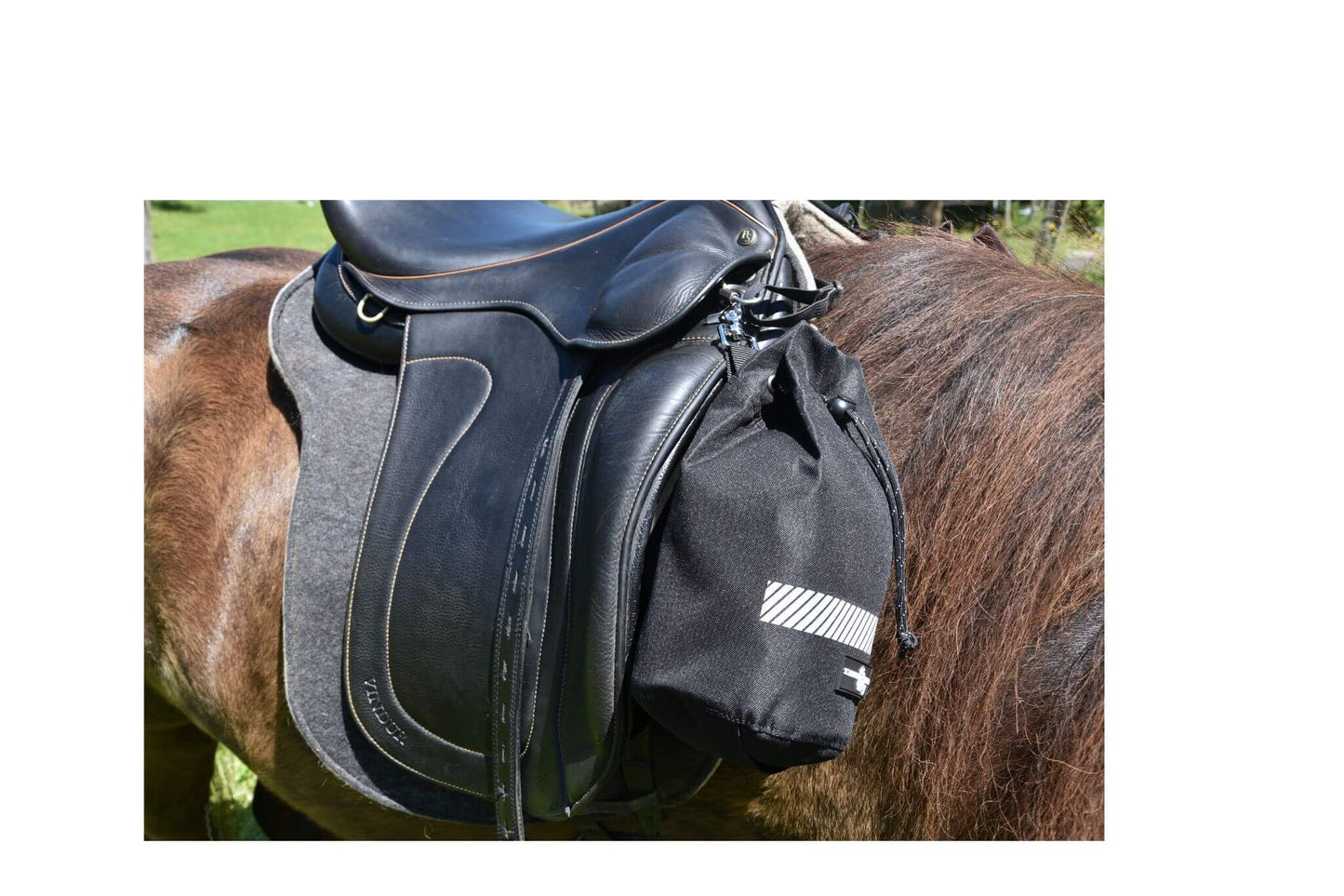 Huckepack Satteltasche englisch "Säggle" schwarz