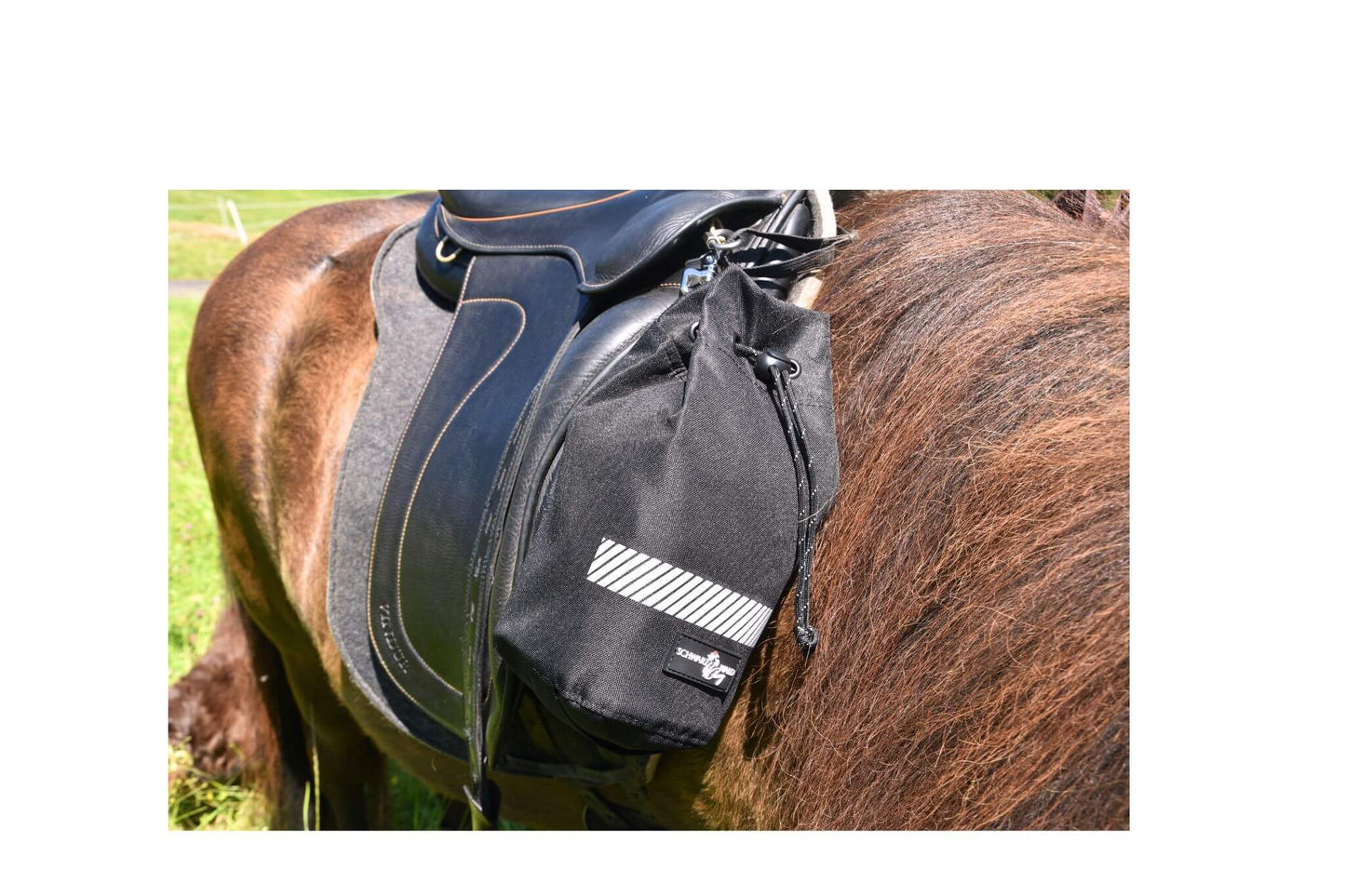 Huckepack Satteltasche englisch "Säggle" schwarz