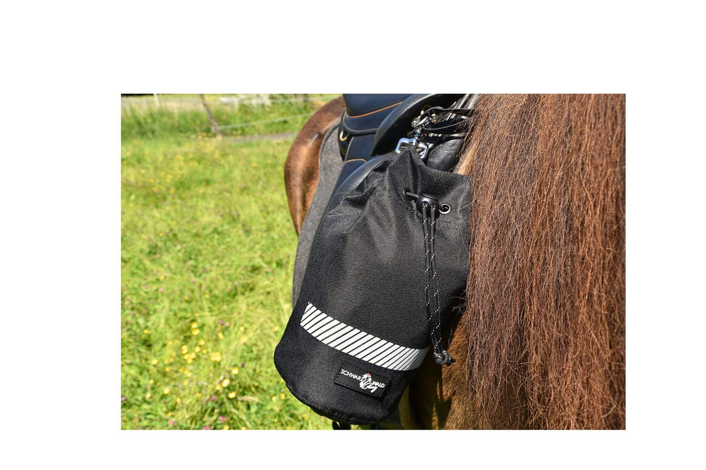 Huckepack Satteltasche englisch "Säggle" schwarz