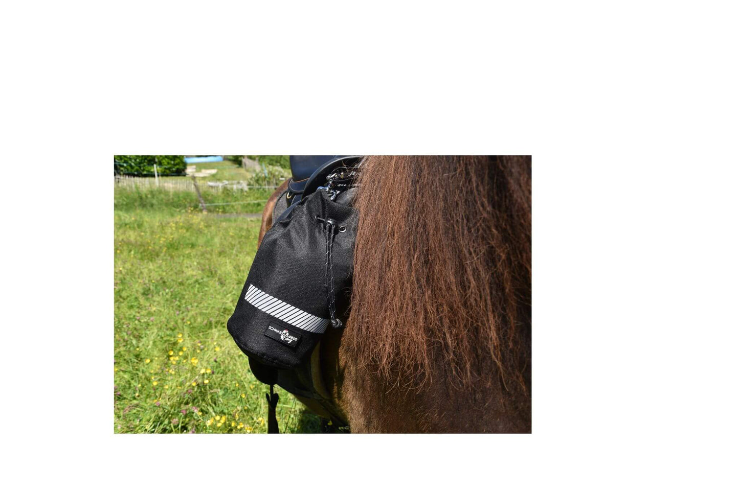 Huckepack Satteltasche englisch "Säggle" schwarz