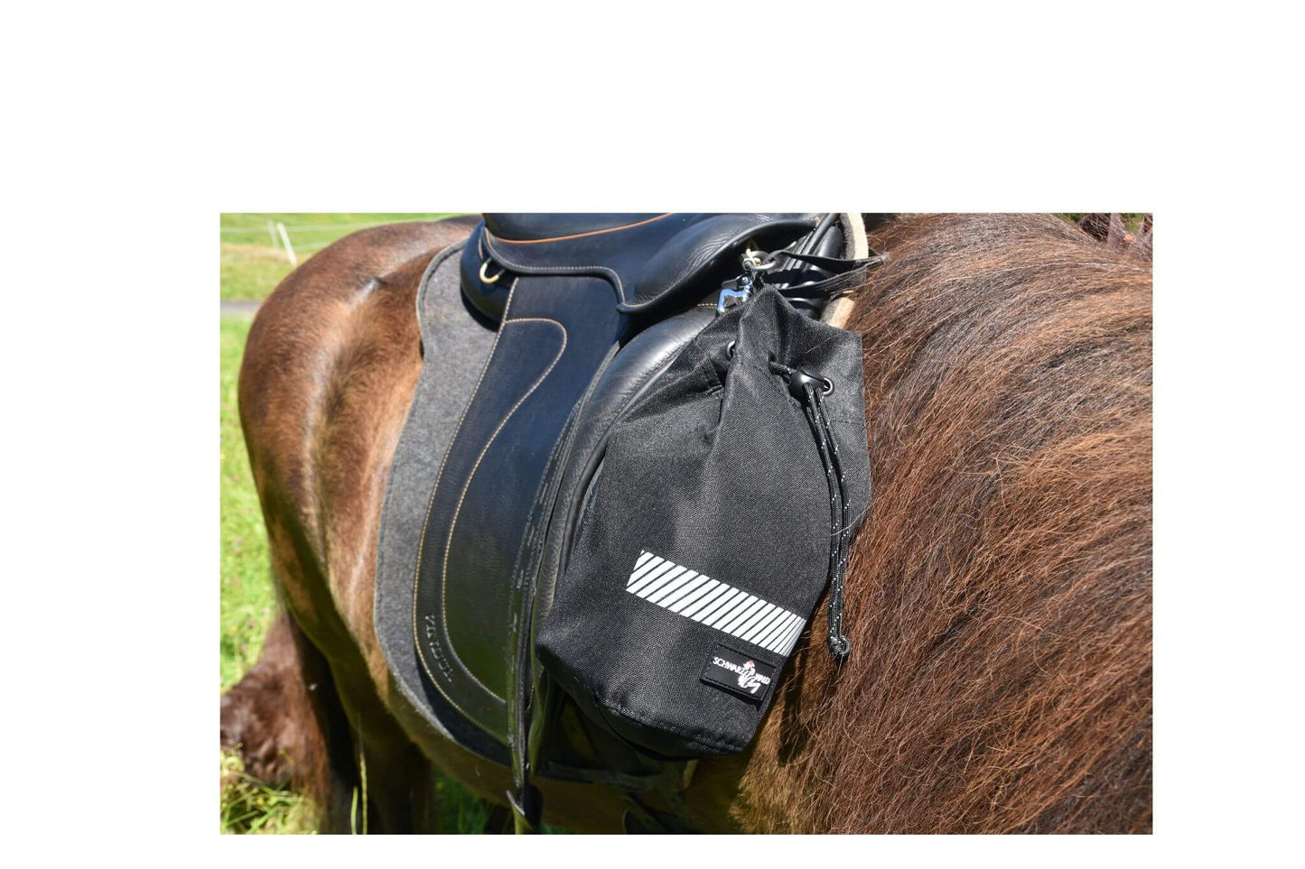 Huckepack Satteltasche englisch "Säggle" schwarz