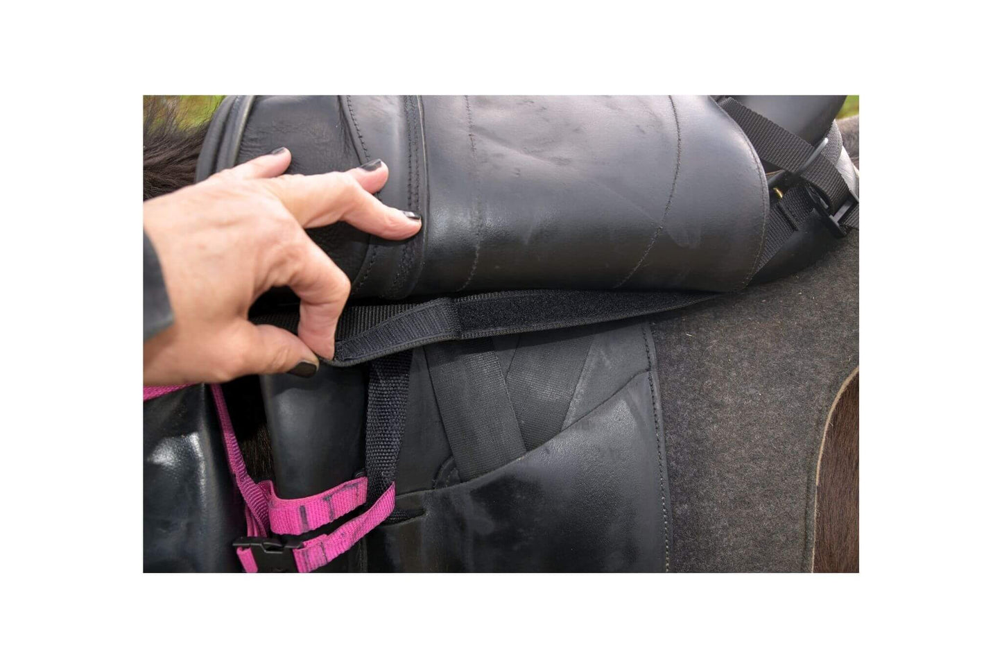 Huckepack - Adapter für Packtasche Englischsattel