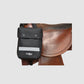 Huckepack " Sattelhorntaschen klein " braun und schwarz