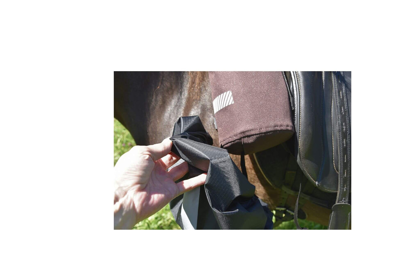 Huckepack Satteltasche englisch "Säggle" braun