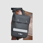 Huckepack " Sattelhorntaschen klein " braun und schwarz