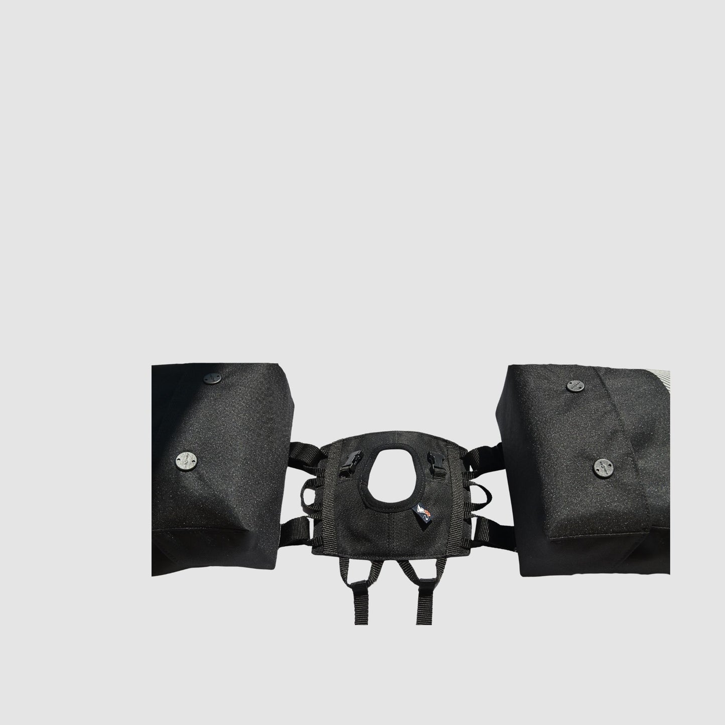Huckepack " Sattelhorntaschen groß" braun und schwarz