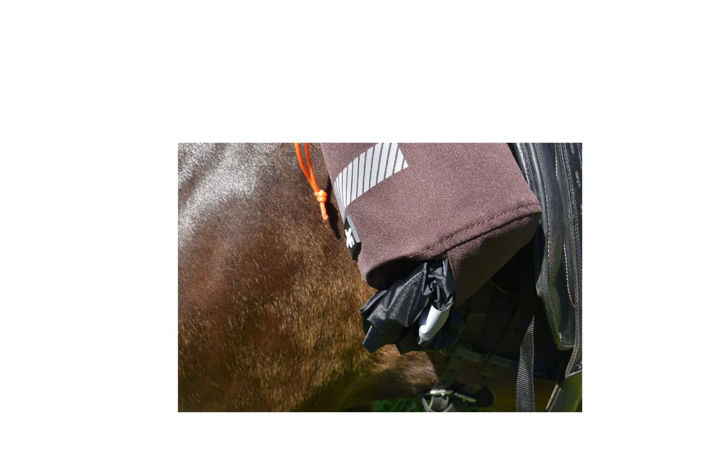 Huckepack Satteltasche englisch "Säggle" braun