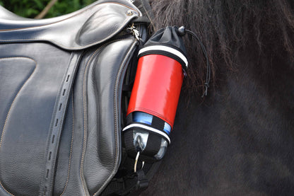 Flaschenhalter "Schluckspecht gross" Englisch und Westernsattel